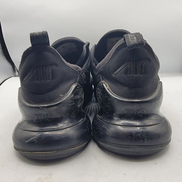 Nike Air Max 270 Mens Size 11 Triple Black Shoes Athletic Running AH8050-005
